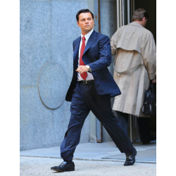 The Wolf of Wall Street Pinstripe Suit
